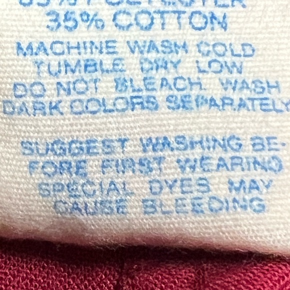 Vtg 70s Adidas Originals Track Pants Joggers Firebird Trefoil 3 Stripes Large - Picture 8 of 9